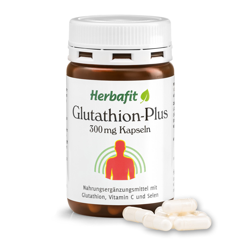 Glutathion-Plus-Kapseln 300 mg jetzt günstig online kaufen | Herbafit