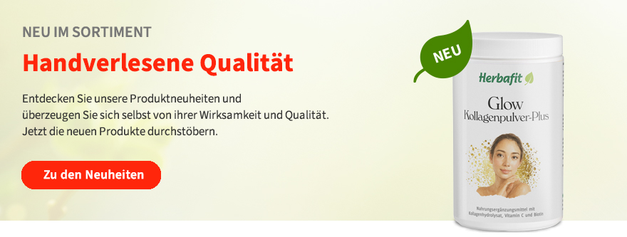 Glow Kollagenpulver-Plus von Herbafit jetzt neu im Sortiment