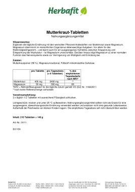 Mutterkraut-Tabletten 210 Tabletten