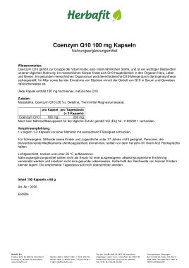 Q10-Kapseln 100 mg 70 g