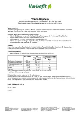 Venen-Kapseln 70 g