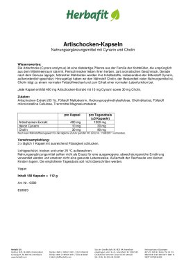 Artischocken-Kapseln 115 g