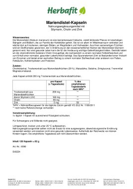 Mariendistel-Kapseln 55 g