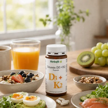 Vitamin-D3 + K2-Kapseln