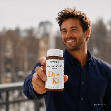 Vitamin-D3 + K2-Kapseln